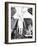 Landscape of Times Square, NYC, Skyscrapers View, Manhattan, NYC, USA, Black and White Photography-Philippe Hugonnard-Framed Photographic Print