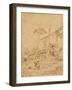 Landscape of Trentino-Francesco Guardi-Framed Giclee Print