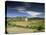 Landscape of Vineyards and Hills Near Neffies, Herault, Languedoc Roussillon, France, Europe-Michael Busselle-Stretched Canvas