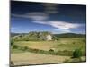 Landscape of Vineyards and Hills Near Neffies, Herault, Languedoc Roussillon, France, Europe-Michael Busselle-Mounted Photographic Print