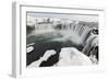 Landscape of waterfalls, Godafoss, Iceland.-Bill Young-Framed Photographic Print