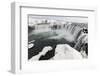 Landscape of waterfalls, Godafoss, Iceland.-Bill Young-Framed Photographic Print