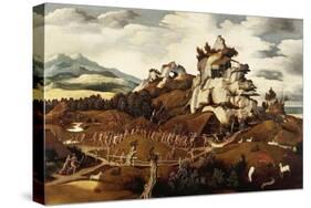 Landscape of West Indies, 1540-Jan Mostaert-Stretched Canvas
