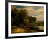 Landscape (Oil on Canvas)-John Syer-Framed Giclee Print