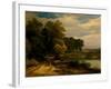 Landscape (Oil on Canvas)-John Syer-Framed Giclee Print