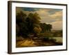 Landscape (Oil on Canvas)-John Syer-Framed Giclee Print