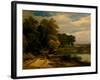 Landscape (Oil on Canvas)-John Syer-Framed Giclee Print