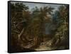 Landscape (Oil on Canvas)-Flemish School-Framed Stretched Canvas