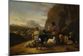 Landscape (Oil on Canvas)-Jan Baptist Weenix-Mounted Giclee Print