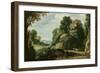 Landscape (Oil on Canvas)-Paul Brill Or Bril-Framed Giclee Print