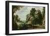 Landscape (Oil on Canvas)-Paul Brill Or Bril-Framed Giclee Print