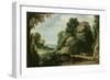 Landscape (Oil on Canvas)-Paul Brill Or Bril-Framed Giclee Print