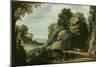 Landscape (Oil on Canvas)-Paul Brill Or Bril-Mounted Giclee Print