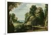 Landscape (Oil on Canvas)-Paul Brill Or Bril-Framed Giclee Print