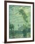 Landscape (Oil on Cardboard; Pastel/Chalk Sketch on Reverse)-Henry Ossawa Tanner-Framed Giclee Print