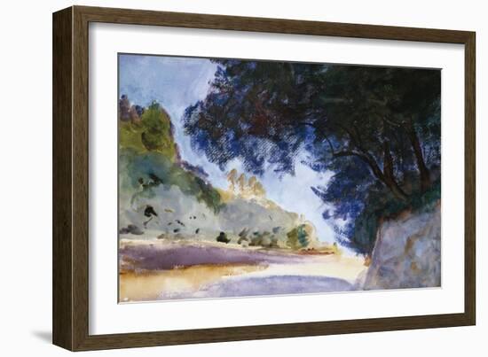Landscape, Olive Trees, Corfu 1909-Eugène Boudin-Framed Giclee Print