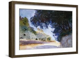 Landscape, Olive Trees, Corfu 1909-Eugène Boudin-Framed Giclee Print