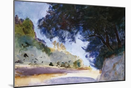 Landscape, Olive Trees, Corfu 1909-Eugène Boudin-Mounted Giclee Print