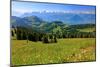 Landscape on Rigi-Kulm with View of Lake Lucerne and the Urner Alps, Canton of Lucerne, Switzerland-null-Mounted Art Print