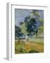 Landscape on Tahiti, 1899-Paul Gauguin-Framed Premium Giclee Print