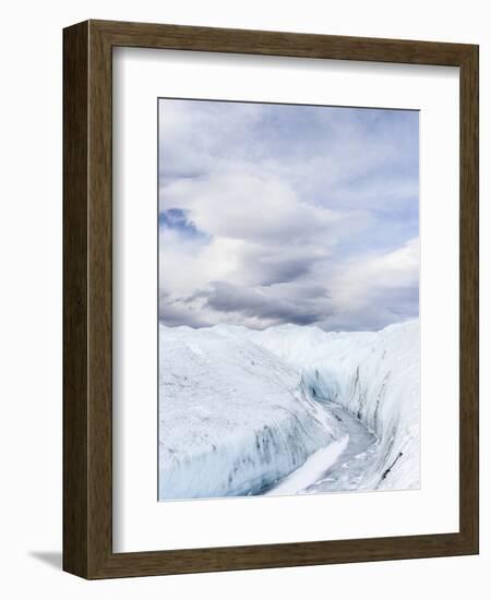 Landscape on the Greenland Ice Sheet near Kangerlussuaq. Greenland-Martin Zwick-Framed Photographic Print