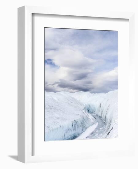 Landscape on the Greenland Ice Sheet near Kangerlussuaq. Greenland-Martin Zwick-Framed Photographic Print