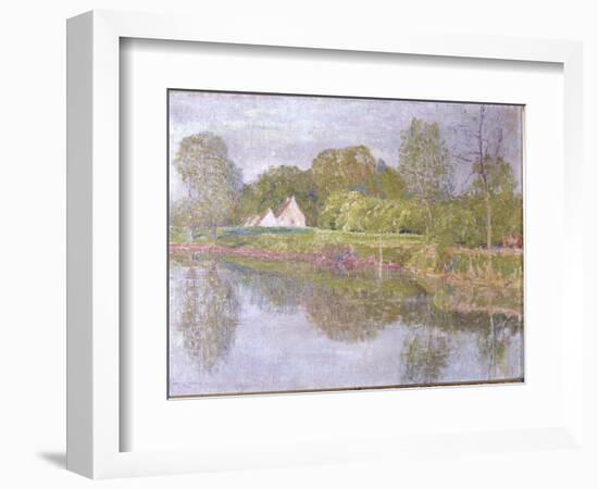 Landscape on the Lys, One Morning in May, 1902-Emile Claus-Framed Giclee Print