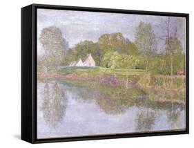 Landscape on the Lys, One Morning in May, 1902-Emile Claus-Framed Stretched Canvas