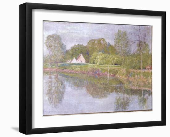 Landscape on the Lys, One Morning in May, 1902-Emile Claus-Framed Giclee Print