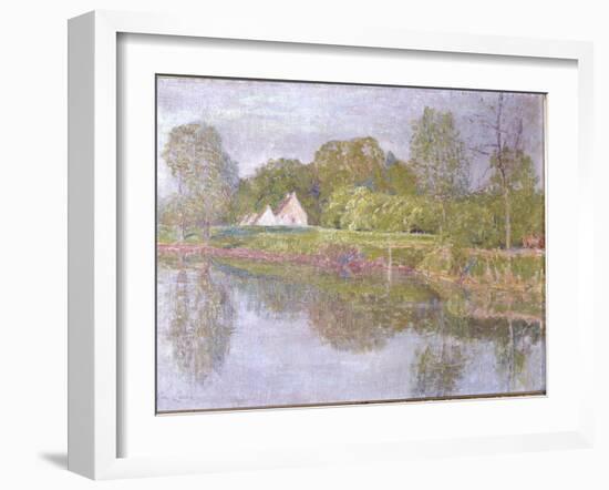 Landscape on the Lys, One Morning in May, 1902-Emile Claus-Framed Giclee Print