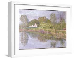 Landscape on the Lys, One Morning in May, 1902-Emile Claus-Framed Giclee Print