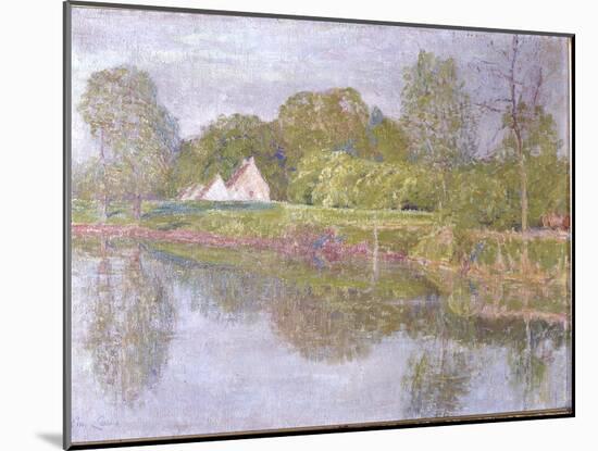Landscape on the Lys, One Morning in May, 1902-Emile Claus-Mounted Giclee Print