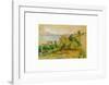 Landscape on the Mediterranean-Paul Cézanne-Framed Art Print