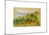 Landscape on the Mediterranean-Paul Cézanne-Mounted Art Print