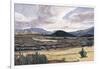 Landscape on the Way to Teotitlan, 1999-Pedro Diego Alvarado-Framed Giclee Print