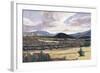 Landscape on the Way to Teotitlan, 1999-Pedro Diego Alvarado-Framed Giclee Print