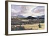 Landscape on the Way to Teotitlan, 1999-Pedro Diego Alvarado-Framed Giclee Print