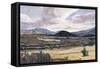 Landscape on the Way to Teotitlan, 1999-Pedro Diego Alvarado-Framed Stretched Canvas