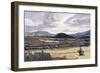 Landscape on the Way to Teotitlan, 1999-Pedro Diego Alvarado-Framed Giclee Print