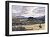 Landscape on the Way to Teotitlan, 1999-Pedro Diego Alvarado-Framed Giclee Print