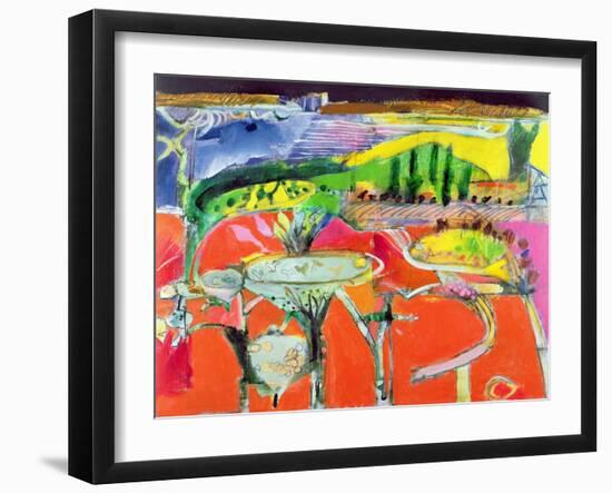 Landscape: Orvieto, 1997-Derek Balmer-Framed Giclee Print