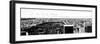 Landscape Panoramic Sunset, Central Park, New York, United States, Black and White Photography-Philippe Hugonnard-Framed Photographic Print