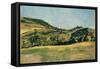 Landscape (Pastel on Paper)-Ker Xavier Roussel-Framed Stretched Canvas