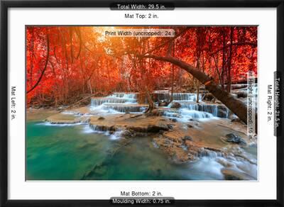 Landscape Photo, Huay Mae Kamin Waterfall, Beautiful Waterfall in  Rainforest at Kanchanaburi Provin' Photographic Print - SUWIT NGAOKAEW |  AllPosters.com