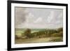 Landscape: Ploughing Scene in Suffolk (A Summerland) c.1824-John Constable-Framed Giclee Print