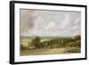 Landscape: Ploughing Scene in Suffolk (A Summerland) c.1824-John Constable-Framed Giclee Print