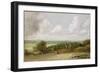 Landscape: Ploughing Scene in Suffolk (A Summerland) c.1824-John Constable-Framed Giclee Print