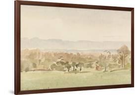 Landscape, Possibly Framlingham, Suffolk-Philip Wilson Steer-Framed Giclee Print