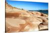 Landscape. Puerto Gato. Baja California, Sea of Cortez, Mexico.-Tom Norring-Stretched Canvas