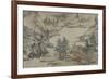 Landscape, Qing Dynasty (1644-1912), Late 17th Century-Shengmo Xiang-Framed Giclee Print